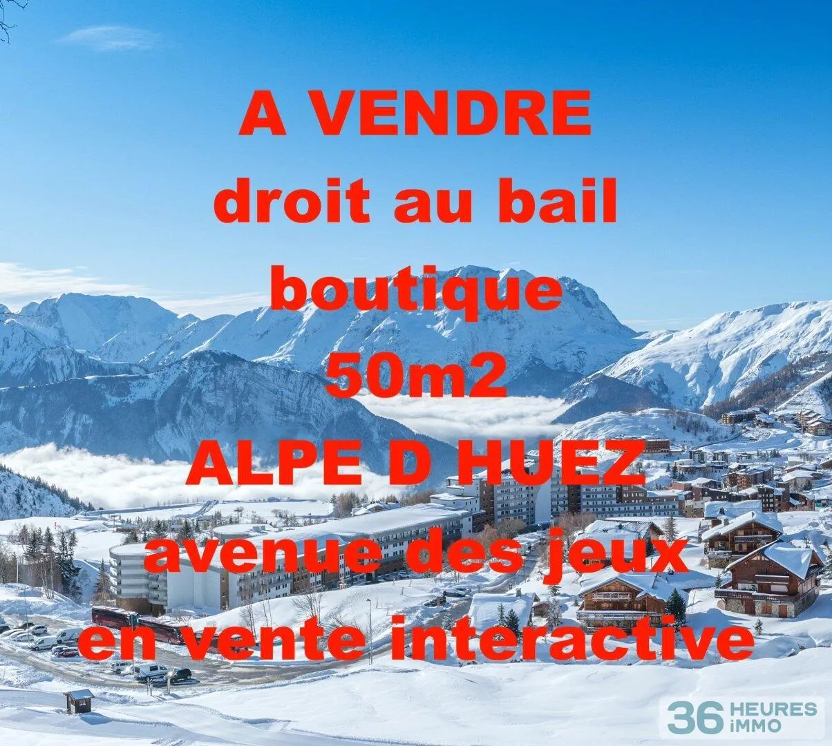 Fonds et/ou Murs Commerciaux à Huez